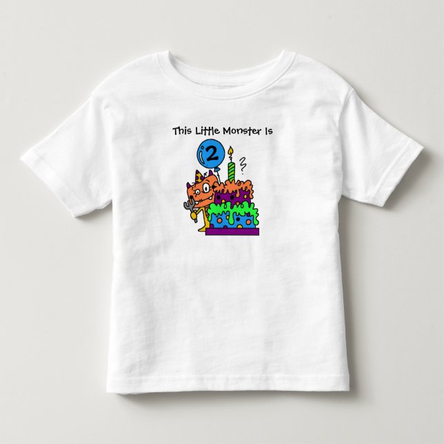 Pour Les Tous Petits Petit T-shirt personnalisable d'anniversaire de (Devant)