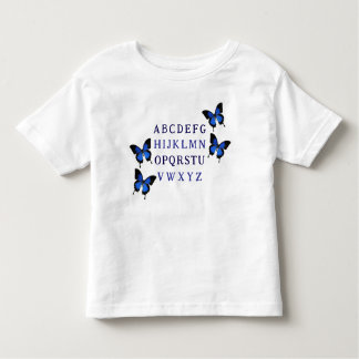 Pour Les Tous Petits Petit T-Shirt Unisex Alphabet Butterfly Toddler