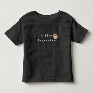 Pour Les Tous Petits Petite Superstar Tout-Petit T-Shirt en Jersey Fin