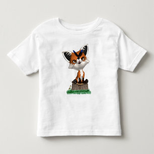 Pour Les Tous Petits Peu d'enfants et bébé de T-shirt de Fox et de