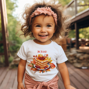 Pour Les Tous Petits Pie S'Il Vous Plaît ! - Jolie T-shirt Thanksgiving