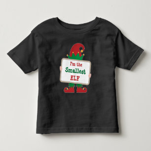 Pour Les Tous Petits Plus Petit Lutin T-Shirt de Noël de Lutin Person