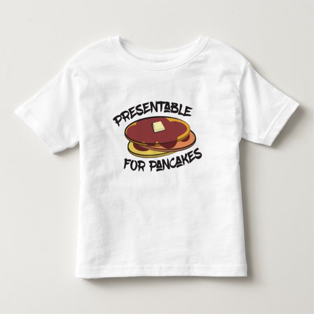 Pour Les Tous Petits Présentable aux crêpes Toddler T-Shirt (Devant)