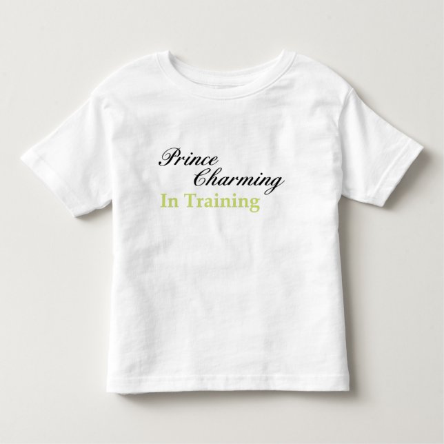 Pour Les Tous Petits PRINCE CHARMANT DANS LA FORMATION T-shirt Toddlers (Devant)