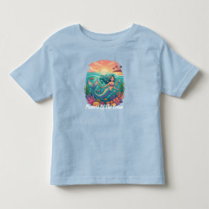 Pour Les Tous Petits Princesse de l'Océan T-Shirt Mermaid Watercolor