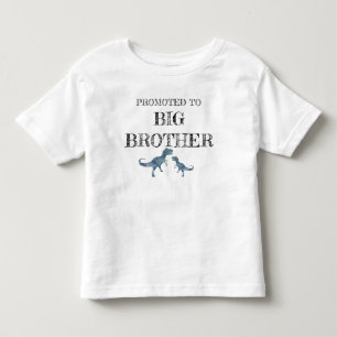 Pour Les Tous Petits Promu en Grand Frère T-shirt Dinosaur Trex