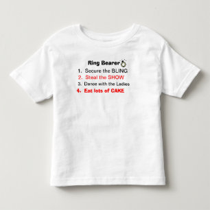 Pour Les Tous Petits Règles d'un T-shirt porte-anneau
