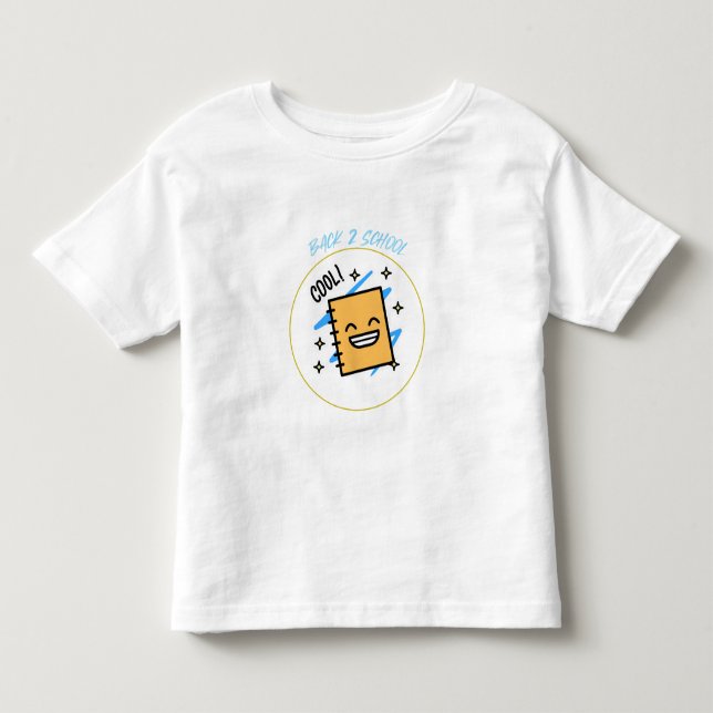 Pour Les Tous Petits Retour 2 École Cool début T-shirt (Devant)