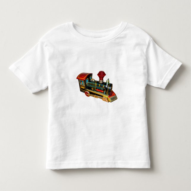 POUR LES TOUS PETITS RETRO TOY TRAIN T-SHIRT (Devant)