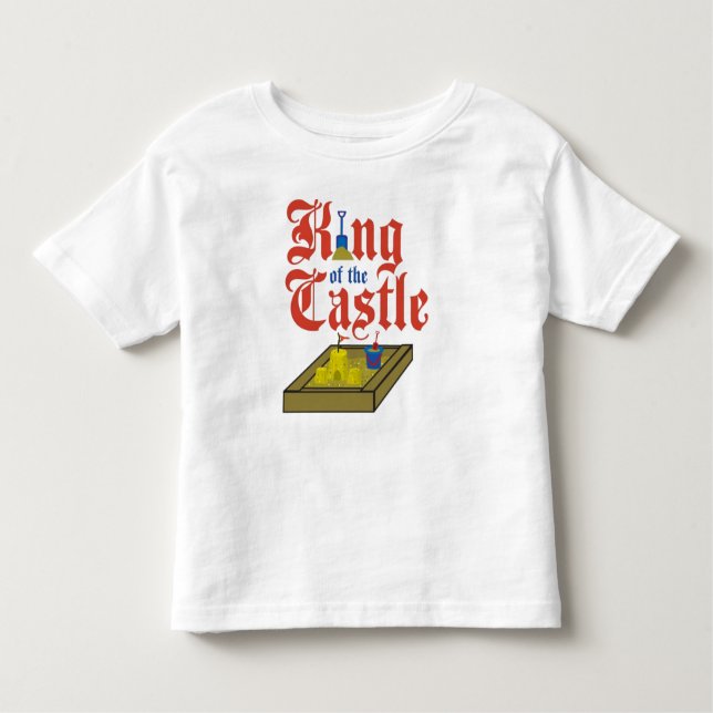 Pour Les Tous Petits Roi du T-shirt de château (Devant)