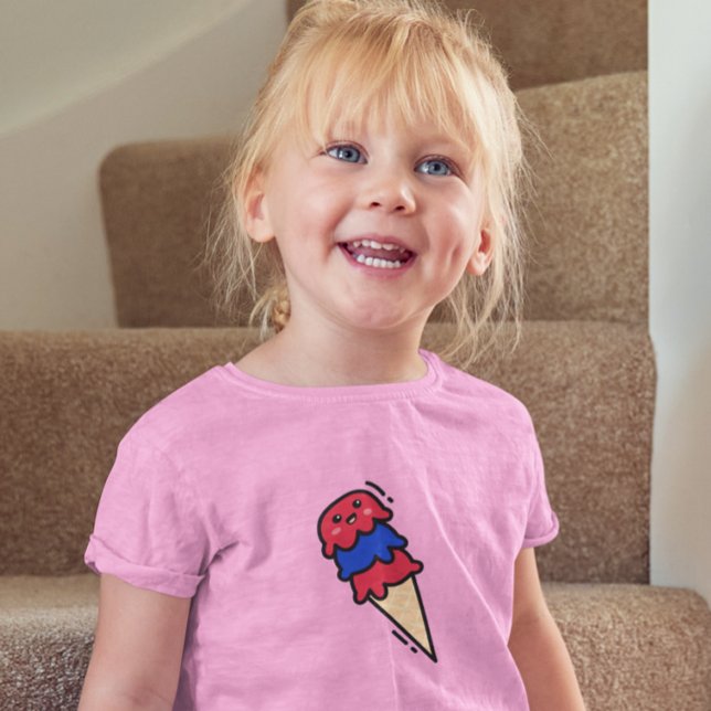 Pour Les Tous Petits Scoop of July T-Shirt (Créateur téléchargé)