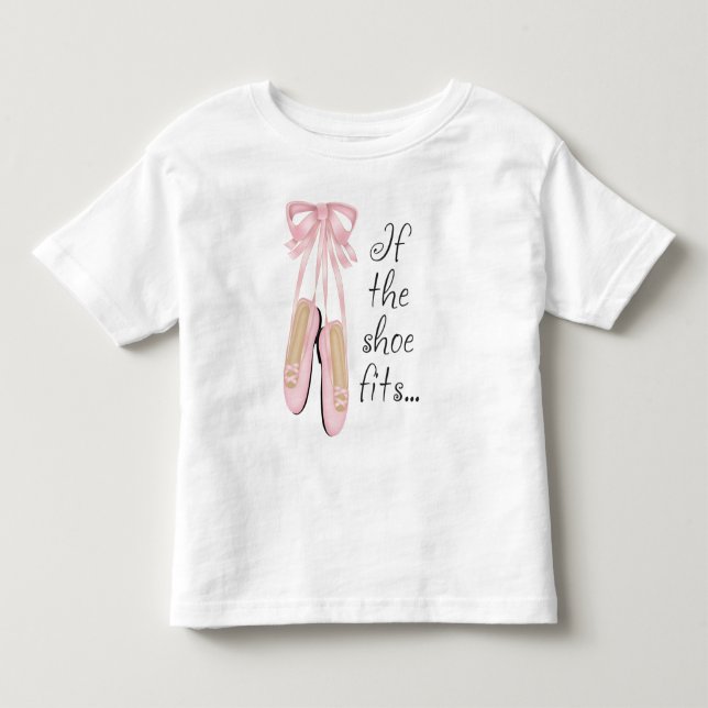 Pour Les Tous Petits Si La Chaussure S'Adapte... T-Shirt Toddler (Devant)