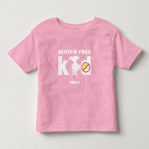 Pour Les Tous Petits Super Fille Sans Gluten Maladie Cœliaque T-shirt