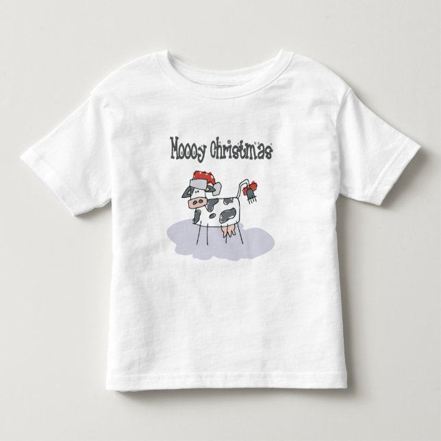 Pour Les Tous Petits Sweatshirt de T-shirt de Noël de Moooy (Devant)