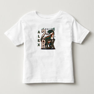 Pour Les Tous Petits T-Shirt 2 Rex Anniversaire de Dinosaure