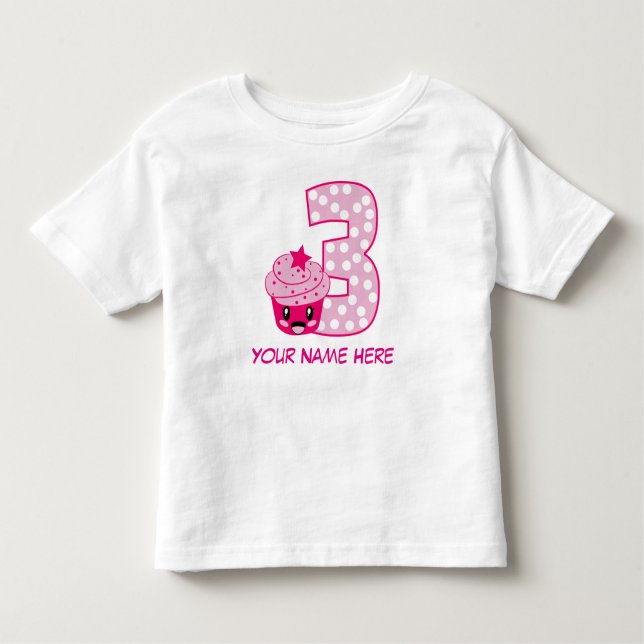 Pour Les Tous Petits T-shirt 3 personnalisable (Devant)