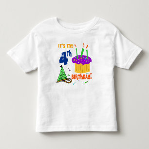 Pour Les Tous Petits T-shirt 4th Birthday
