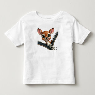 Pour Les Tous Petits T-shirt à fermeture éclair avec un adorable bébé c