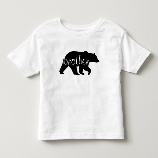 Pour Les Tous Petits T-shirt à manches longues de l'ours frère (Devant)