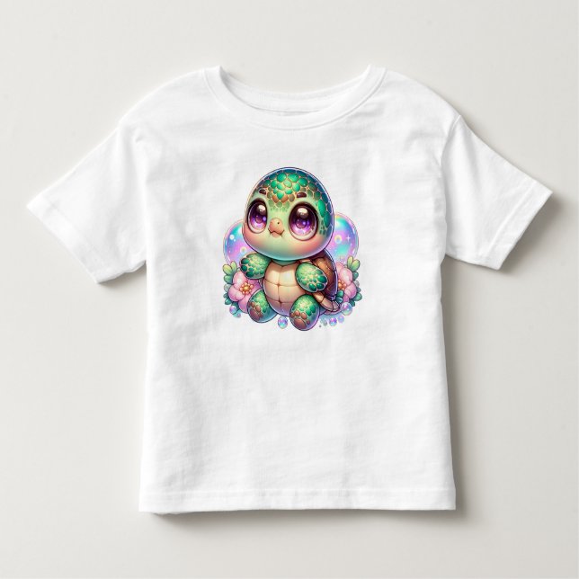 Pour Les Tous Petits T-Shirt adorable Tortue (Devant)