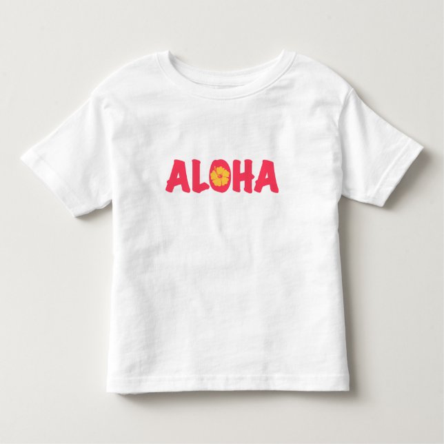 Pour Les Tous Petits T-shirt Aloha Toddler (Devant)