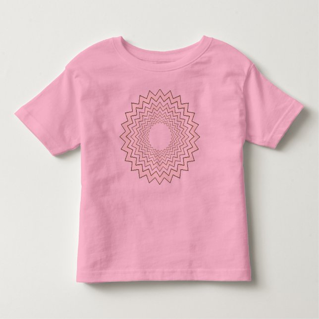 Pour Les Tous Petits T-shirt - Anneaux concentrés (Devant)