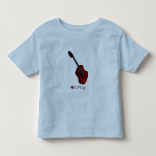 Pour Les Tous Petits T-shirt avec l'illustration d'une guitare