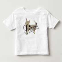 T-Shirt Bébé Aimé Par Un Chihuahua