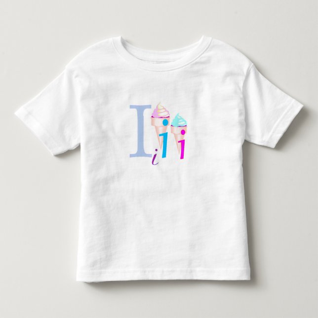 Pour Les Tous Petits T-shirt bébé Icecreams (Devant)