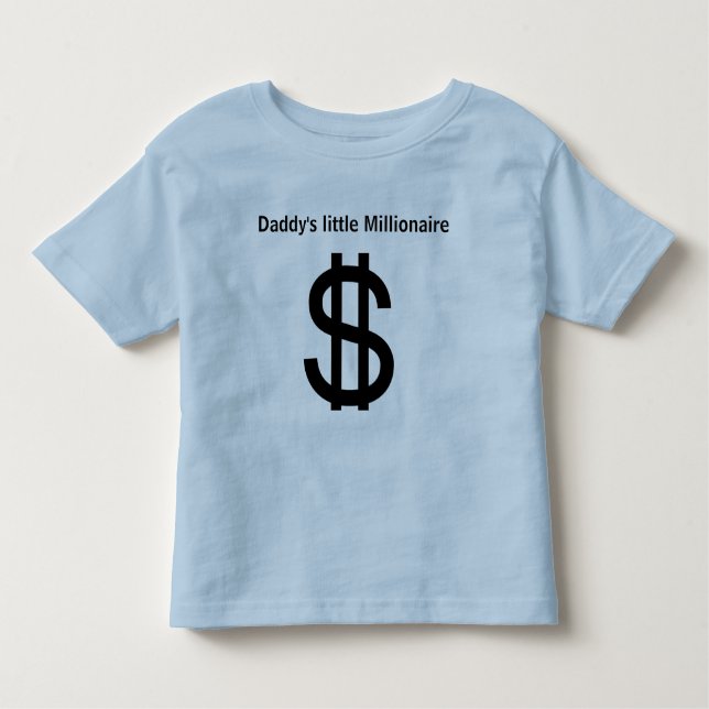 Pour Les Tous Petits T-shirt bébé Little Millionaire (Devant)