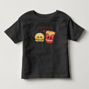 Pour Les Tous Petits T-shirt bébé Meilleurs amis Burger & Frites Mignon