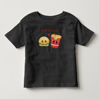 Pour Les Tous Petits T-shirt bébé Meilleurs amis Burger & Frites Mignon