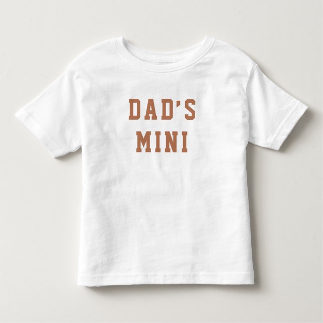 Pour Les Tous Petits T-shirt bébé "Papa’s Mini" (Devant)
