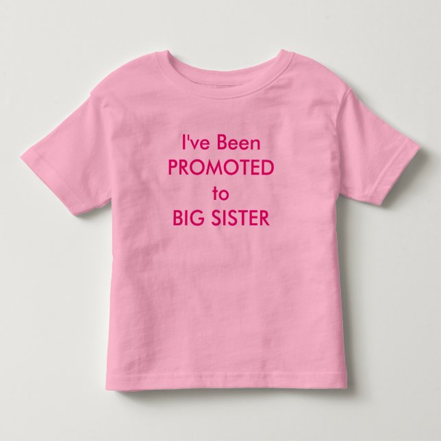 Pour Les Tous Petits T-shirt Big Sister Toddler (Devant)