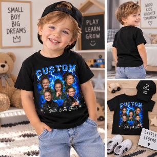 Pour Les Tous Petits T-Shirt Bootleg de Photo Personnalisée