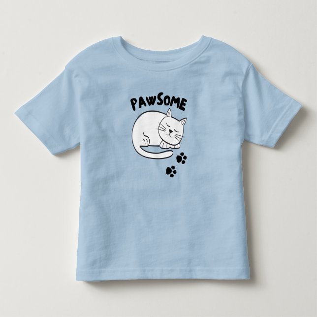 Pour Les Tous Petits T-Shirt Chat INCROYABLE (Devant)