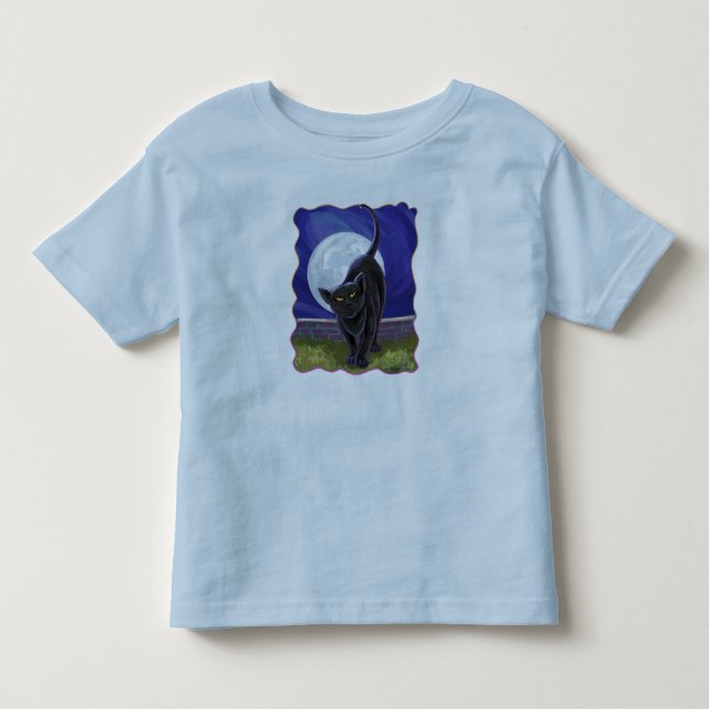 Pour Les Tous Petits T-shirt Chat Noir (Devant)
