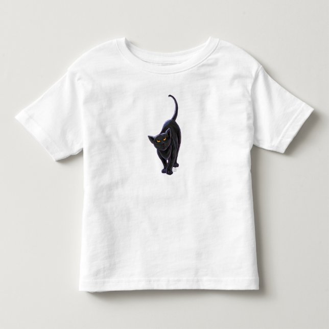 Pour Les Tous Petits T-shirt Chat Noir (Devant)