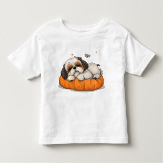 Pour Les Tous Petits T-shirt Chih Tzu Sleeping Puppy