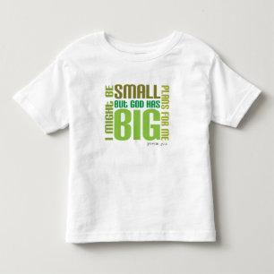 Pour Les Tous Petits T-shirt chrétien d'enfant en bas âge de grands