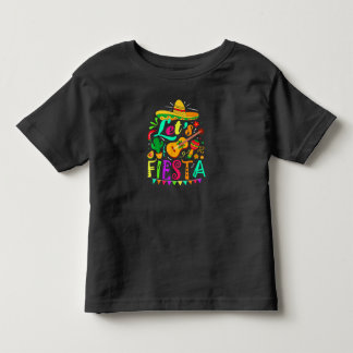 Pour Les Tous Petits T-shirt Cinco De Mayo Guitare Mexicaine Cactus