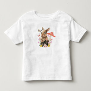 Pour Les Tous Petits T-shirt Couleur Aquarelle Jolie Bunny Toddler