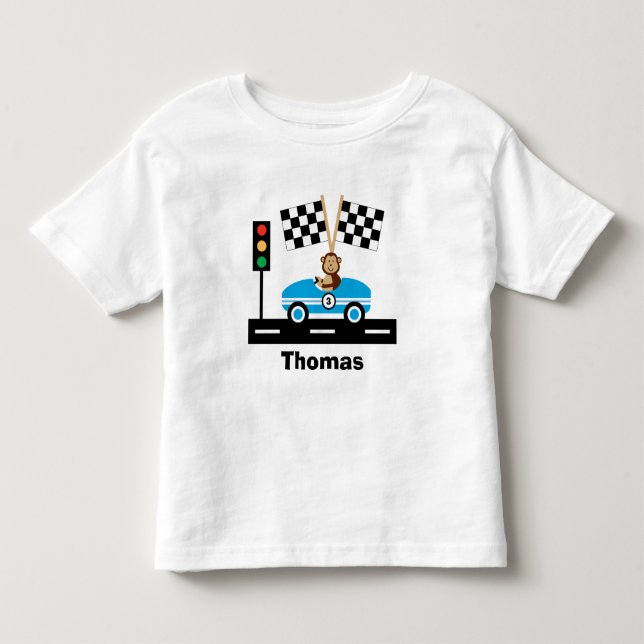 Pour Les Tous Petits T-shirt couture avec singe (Devant)