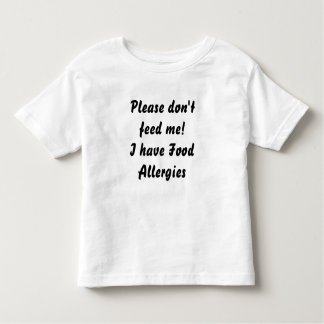 Pour Les Tous Petits T-shirt d'allergie alimentaire