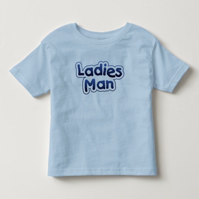 Pour Les Tous Petits T-Shirt Dames Man Toddler (Devant)