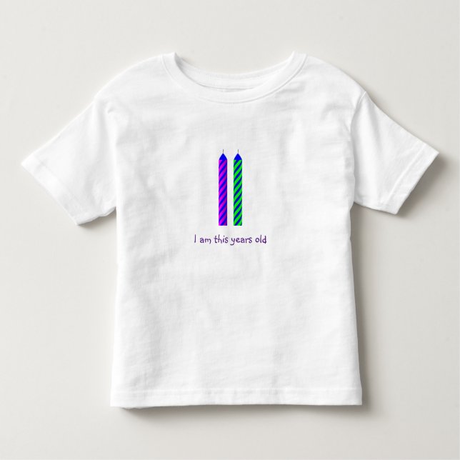 Pour Les Tous Petits T-shirt d'anniversaire de deux ans (Devant)