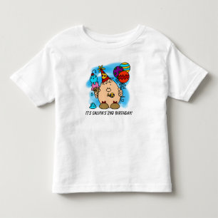 Pour Les Tous Petits T-shirt d'anniversaire Eggbert personnalisable