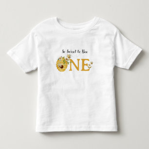 Pour Les Tous Petits T-shirt d'anniversaire "Watercolor So Sweet to Bee