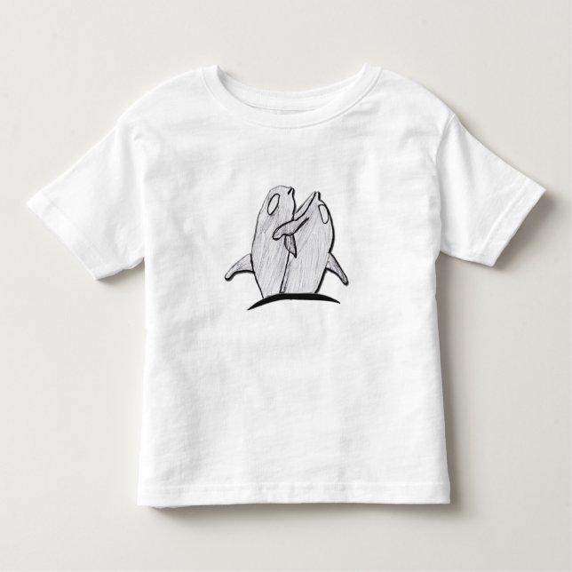 Pour Les Tous Petits T-shirt Dauphins (Devant)