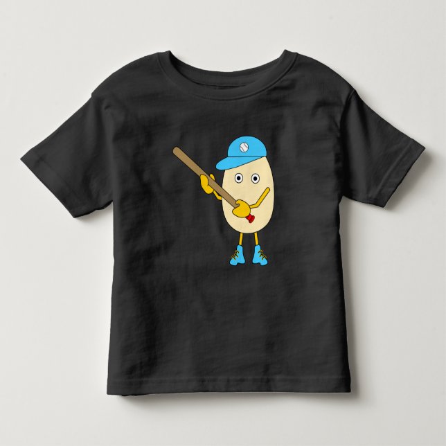 Pour Les Tous Petits T-shirt de baseball Egghead (Devant)